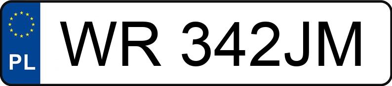 Numer rejestracyjny WR 342JM posiada JEEP Avenger 1.2 mHEV MR`23 E6.4 Upland - WR342JM
