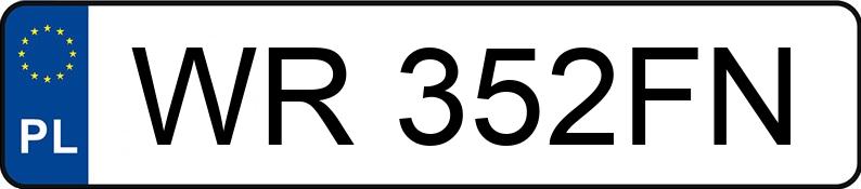 Numer rejestracyjny WR 352FN posiada BMW 120i MR`04 E3 E87 120i MR`04 E3 E87 - WR352FN