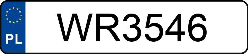 Numer rejestracyjny WR 3546 posiada LAMBORGHINI R1.35 05S - WR3546 Numer rejestracyjny WR 3546 posiada LAMBORGHINI R1.35 05S - WR3546