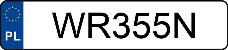Numer rejestracyjny WR 355N posiada MONDIAL SMX - WR355N
