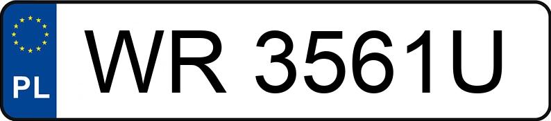 Numer rejestracyjny WR 3561U posiada HONDA Accord 1.8i MR`98 S - WR3561U