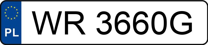 Numer rejestracyjny WR 3660G posiada PEUGEOT 307 2.0 HDI MR`01 E3 XSI - WR3660G