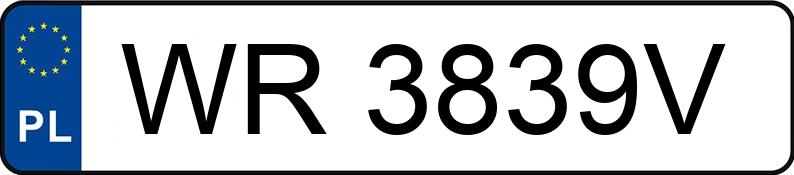 Numer rejestracyjny WR 3839V posiada SKODA CITIGO - WR3839V