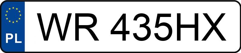 Numer rejestracyjny WR 435HX posiada BMW 435i Coupe MR`13 E5 F32 435i Coupe MR`13 E5 F32 - WR435HX