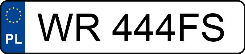 Numer rejestracyjny WR 444FS posiada OPEL ASTRA - WR444FS Numer rejestracyjny WR 444FS posiada OPEL ASTRA - WR444FS