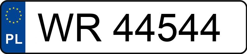 Numer rejestracyjny WR 44544 posiada OPEL - WR44544 Numer rejestracyjny WR 44544 posiada OPEL - WR44544