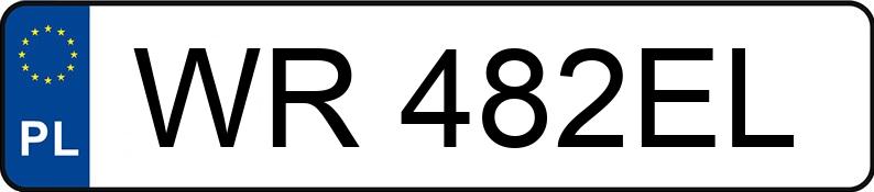 Numer rejestracyjny WR 482EL posiada AUDI A5 SPORTBACK - WR482EL
