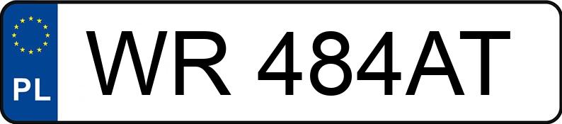 Numer rejestracyjny WR 484AT posiada BMW 320 Diesel MR`12 E5 F30 320 Diesel MR`12 E5 F30 - WR484AT