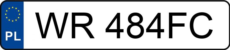 Numer rejestracyjny WR 484FC posiada VOLVO XC60 - WR484FC