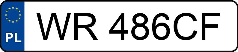 Numer rejestracyjny WR 486CF posiada NISSAN MICRA - WR486CF
