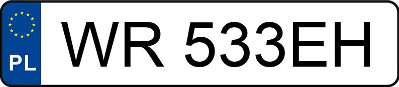 Numer rejestracyjny WR 533EH posiada FIAT PANDA VAN - WR533EH