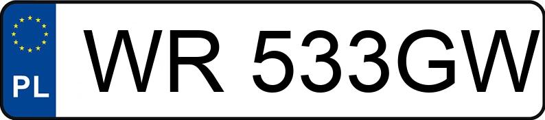 Numer rejestracyjny WR 533GW posiada BMW X3 MR`18 E6 G01 xDrive20i Step - WR533GW Numer rejestracyjny WR 533GW posiada BMW X3 MR`18 E6 G01 xDrive20i Step - WR533GW