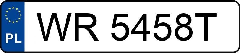 Numer rejestracyjny WR 5458T posiada VOLVO V40 - WR5458T