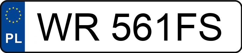 Numer rejestracyjny WR 561FS posiada CITROEN C3 - WR561FS