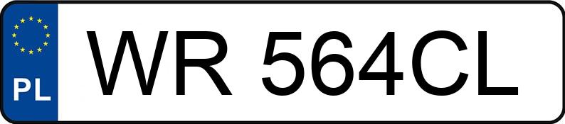 Numer rejestracyjny WR 564CL posiada RENAULT LAGUNA GRANDTOUR - WR564CL