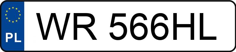 Numer rejestracyjny WR 566HL posiada PORSCHE Cayenne III MR`17 E6 - WR566HL