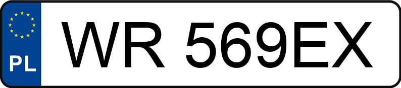 Numer rejestracyjny WR 569EX posiada CHRYSLER Pacifica 3.5 24V Kat. MR`04 E3 AWD Aut. - WR569EX