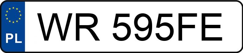 Numer rejestracyjny WR 595FE posiada BMW 523i Kat. MR`95 E39 523i Kat. MR`95 E39 - WR595FE