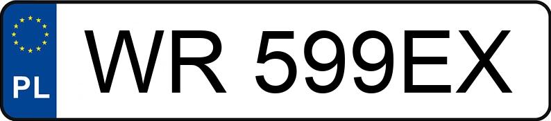 Registreringsnummeret WR 599EX har VOLVO C30 2.0 D MR`06 E4 C30 2.0 D MR`06 E4 - WR599EX