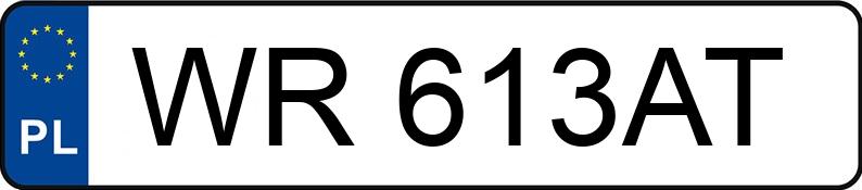 Numer rejestracyjny WR 613AT posiada FORD Focus 1.8 TDDi MR`98 Ghia - WR613AT