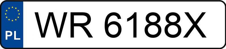 Numer rejestracyjny WR6188X posiada TOYOTA C-HR GR MN