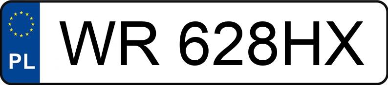 Numer rejestracyjny WR 628HX posiada NISSAN QASHQAI - WR628HX