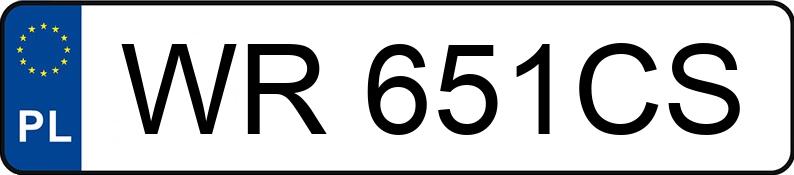 Numer rejestracyjny WR 651CS posiada SKODA Fabia III 1.0 MR`19 E6d Active - WR651CS