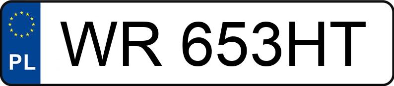 Numer rejestracyjny WR 653HT posiada MITSUBISHI LANCER - WR653HT