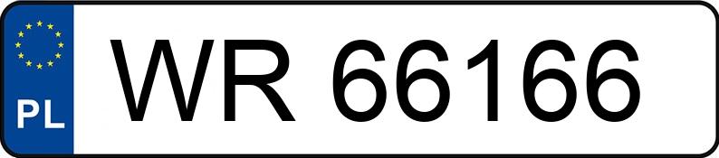 Numer rejestracyjny WR 66166 posiada AUDI A6 QUATTRO - WR66166 Numer rejestracyjny WR 66166 posiada AUDI A6 QUATTRO - WR66166