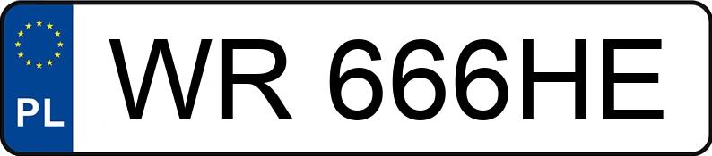 Numer rejestracyjny WR666HE posiada TOYOTA C-HR Comfort