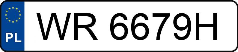 Numer rejestracyjny WR 6679H posiada FS LUBLIN LUBLIN 3554 - WR6679H