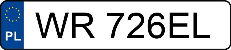 Numer rejestracyjny WR 726EL posiada AUDI A4 1.8 - WR726EL
