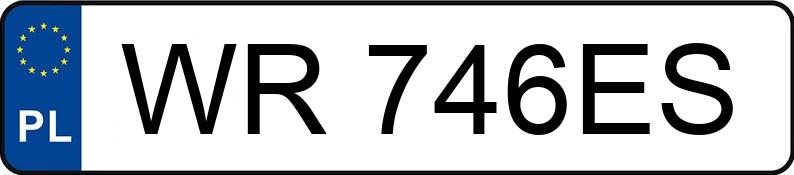Numer rejestracyjny WR 746ES posiada BMW 523i Kat. MR`95 E39 523i Kat. MR`95 E39 - WR746ES