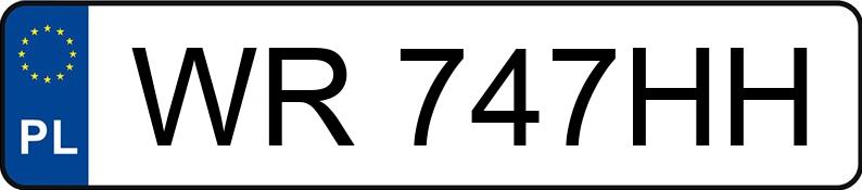 Numer rejestracyjny WR 747HH posiada VOLVO XC 60 2.0 T6 MR`18 E6 R-Design AWD Getr - WR747HH