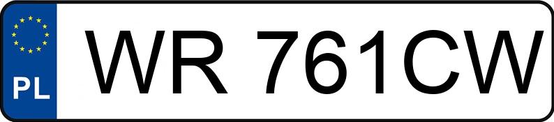 Numer rejestracyjny WR 761CW posiada VOLKSWAGEN PASSAT - WR761CW