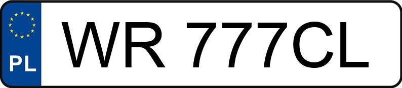 Numer rejestracyjny WR 777CL posiada MERCEDES-BENZ G 350 D - WR777CL