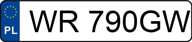 Numer rejestracyjny WR 790GW posiada TOYOTA AVENSIS - WR790GW Numer rejestracyjny WR 790GW posiada TOYOTA AVENSIS - WR790GW
