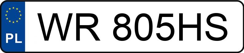 O número de registro WR 805HS tem TOYOTA COROLLA ZE1EE(EU,M) - WR805HS