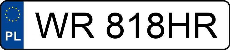 Numer rejestracyjny WR 818HR posiada HYUNDAI I20 - WR818HR