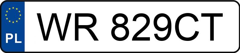 Numer rejestracyjny WR 829CT posiada BMW 520D - WR829CT