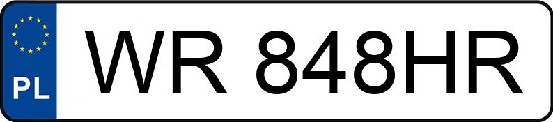 Numer rejestracyjny WR 848HR posiada KIA Sportage 1.6 T-GDI MR`22 E6e L AWD DCT - WR848HR
