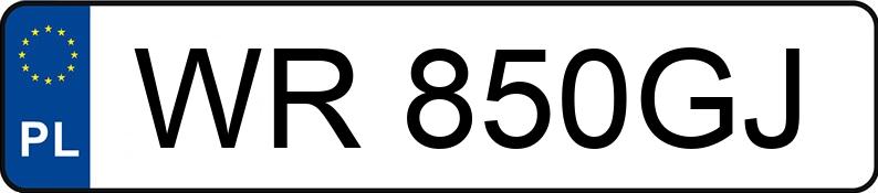 Numer rejestracyjny WR 850GJ posiada FORD TRANSIT CUSTOM FCC - WR850GJ Numer rejestracyjny WR 850GJ posiada FORD TRANSIT CUSTOM FCC - WR850GJ