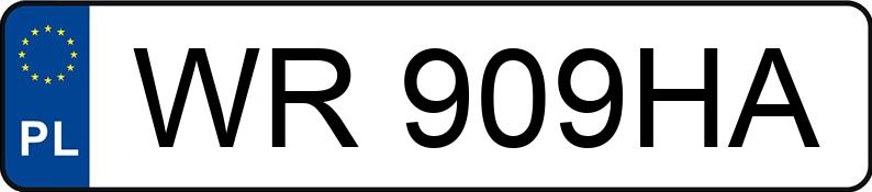 Numer rejestracyjny WR909HA posiada AUDI A4 2.0 TFSI Kat. MR`07 E4 B8 A4 2.0 TFSI Kat. MR`07 E4 B8