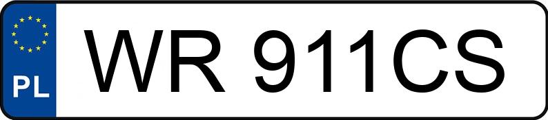 Numer rejestracyjny WR911CS posiada PORSCHE 911 911 Carrera (993) Kat.