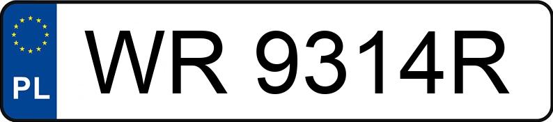 Numer rejestracyjny WR 9314R posiada SEAT LEON - WR9314R