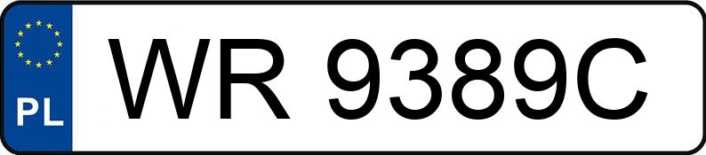 Numer rejestracyjny WR 9389C posiada PEUGEOT 206 1.6 MR`98 XS - WR9389C