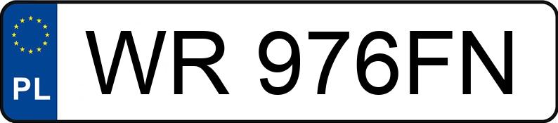 Numer rejestracyjny WR 976FN posiada MERCEDES-BENZ C 220 CDI - WR976FN