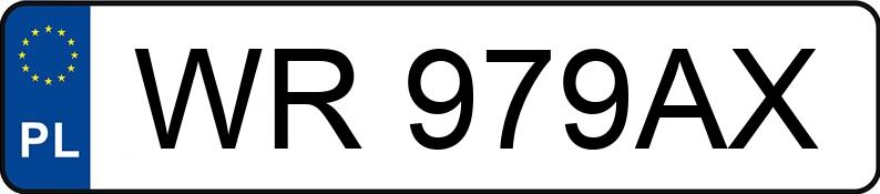 Numer rejestracyjny WR 979AX posiada RENAULT Megane R.S. MR`18 E6 - WR979AX