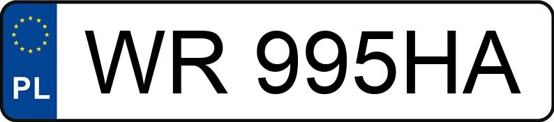 Numer rejestracyjny WR 995HA posiada VOLVO S80 2.0 MR`98 E2 T Comfort - WR995HA