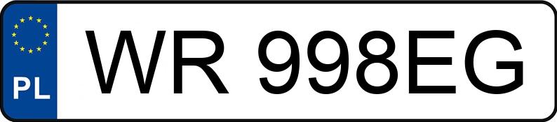 Numer rejestracyjny WR998EG posiada VOLVO V70 2.0 MR`08 E4 Summum FF